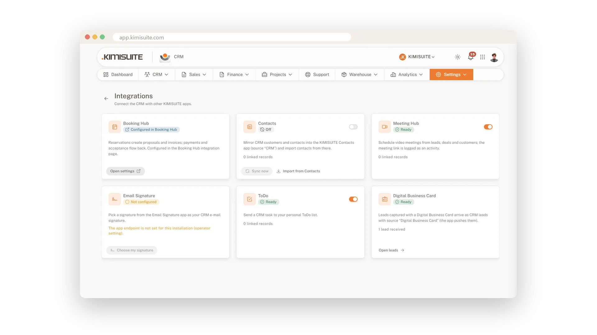API en webhooks