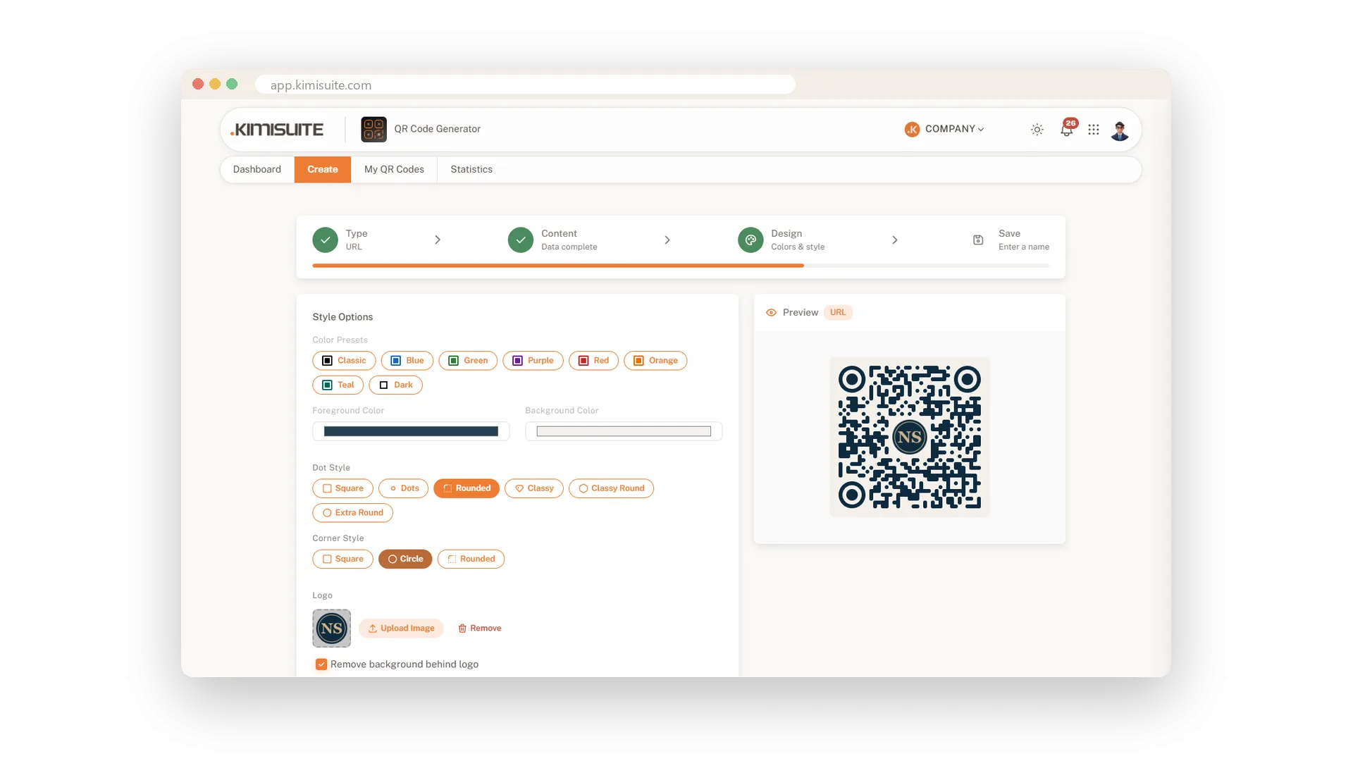 QR-Codes in Ihren Markenfarben