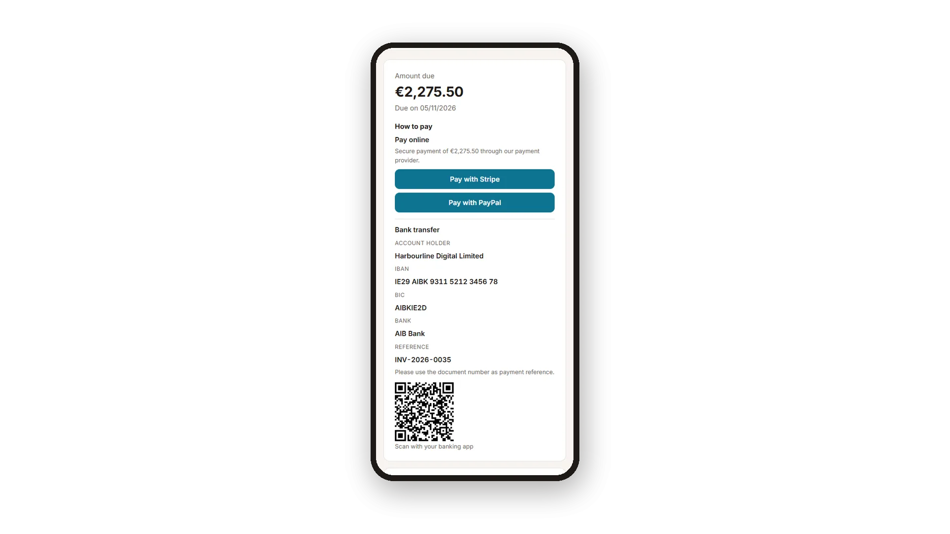 Getting paid, and seeing it — 4/4
