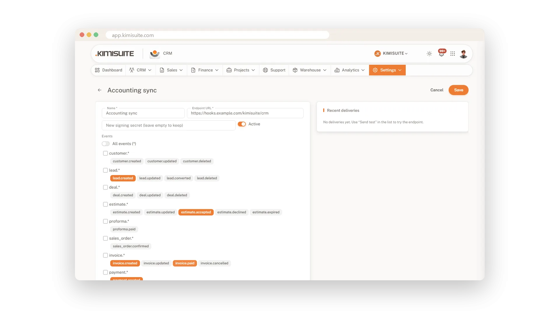 Webhooks that tell your tools