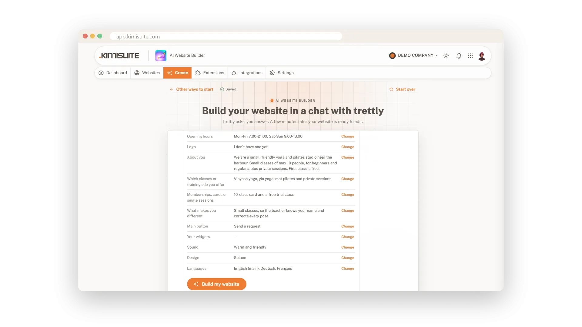 AI Website Builder — 2/12