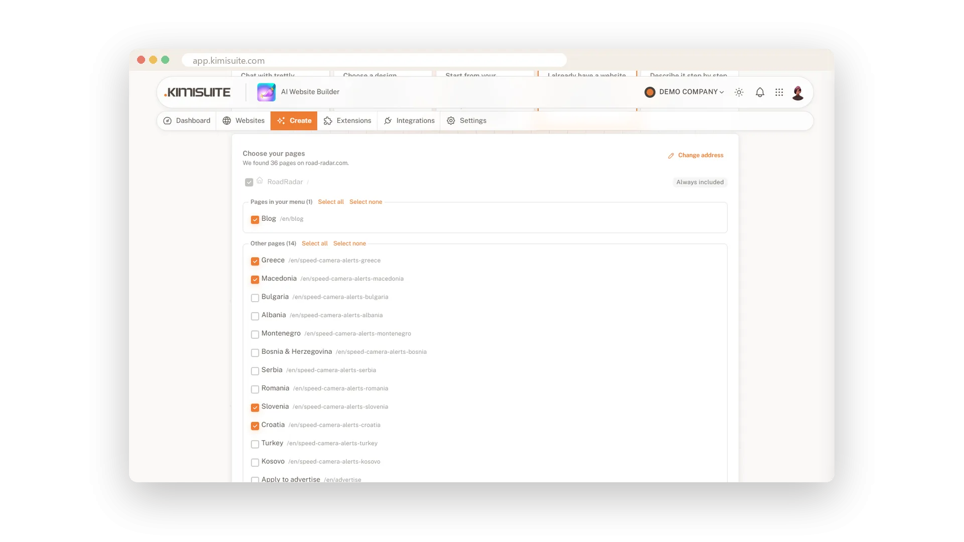 AI Website Builder — 10/12