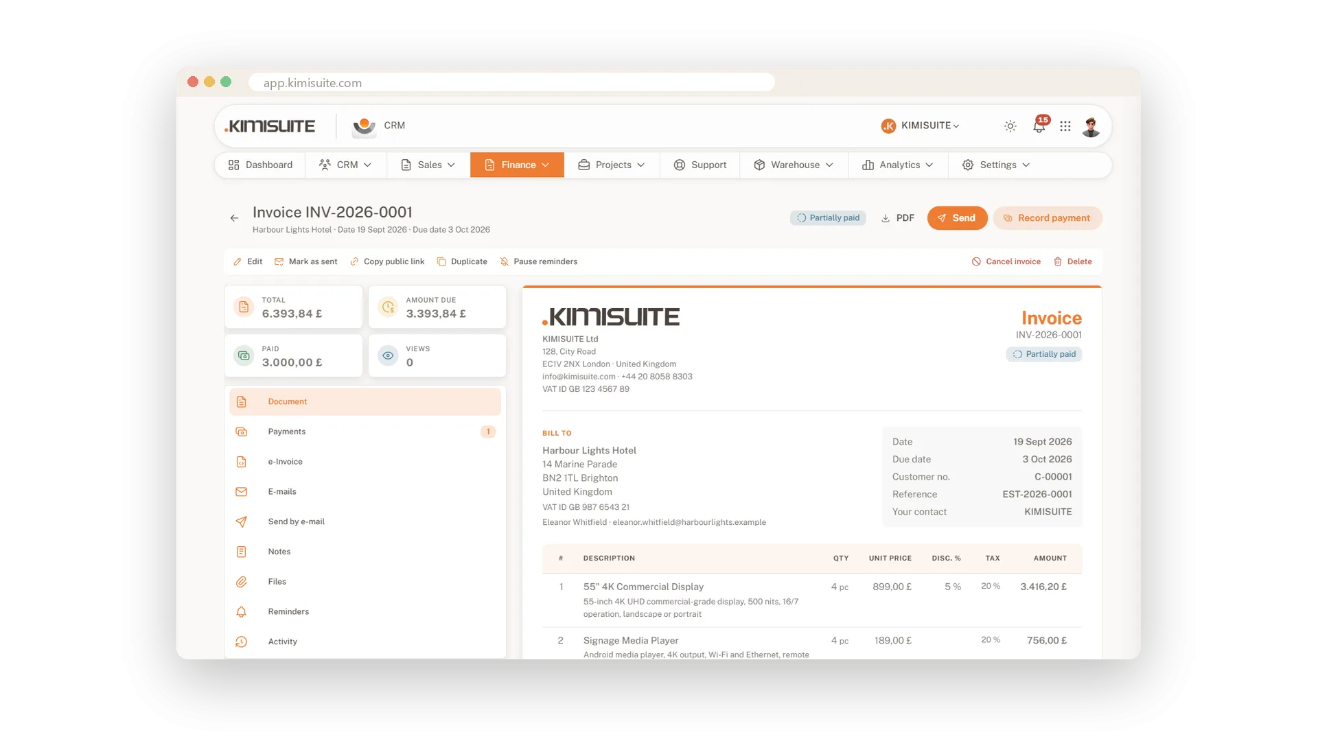 CRM Business Hub — 4/8