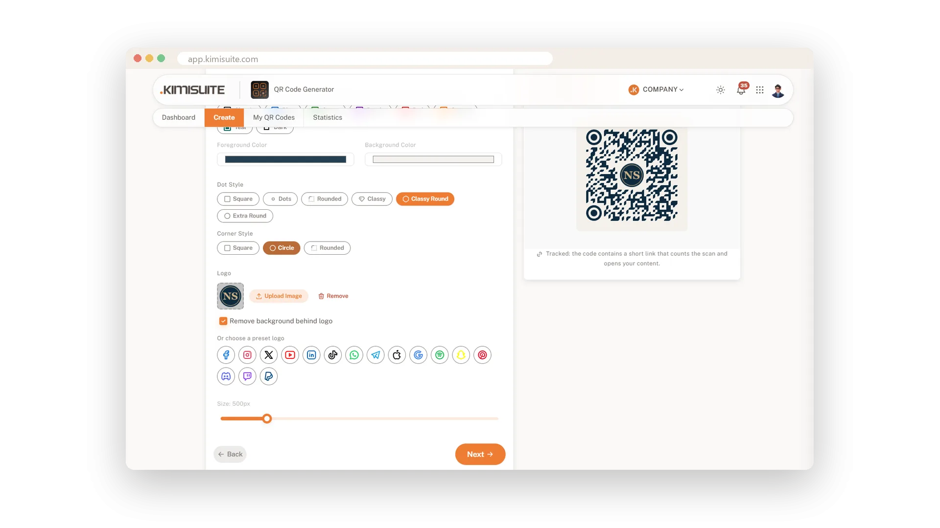 QR Generator — 3/9