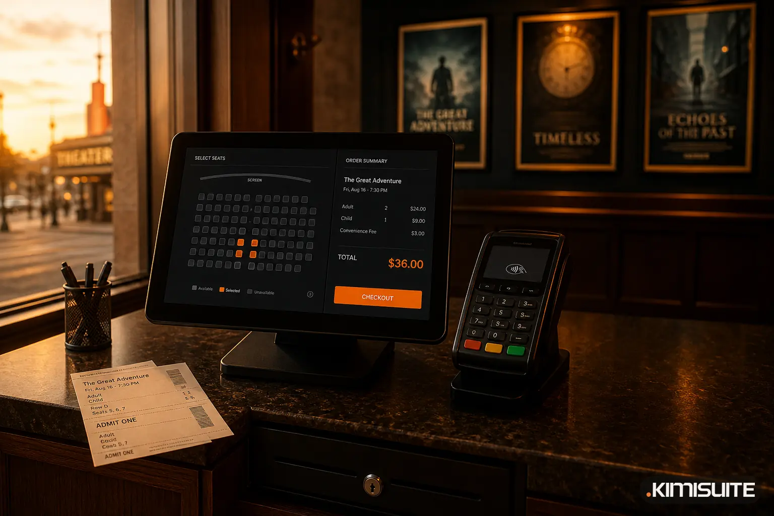 Box Office Software: Sell Seats at the Door and Take Orders by Hand