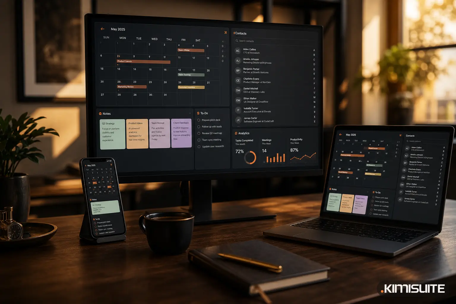 Calendar, Contacts, Notes and ToDo: The Free Core of Every Workspace