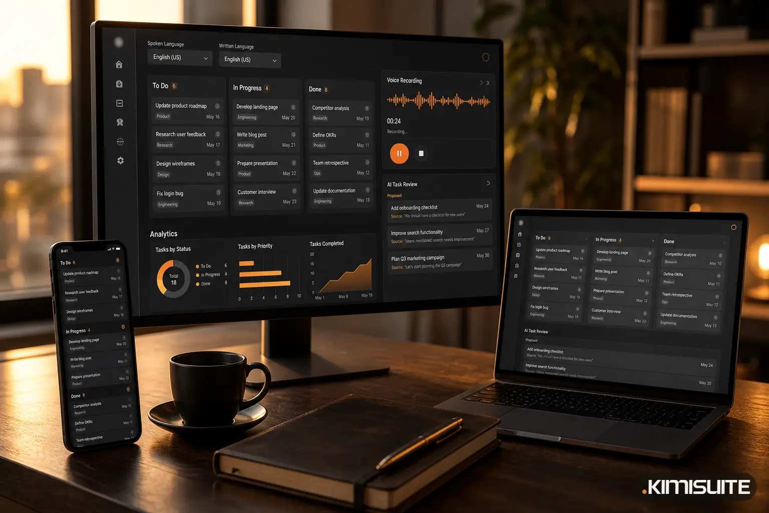 Task Hub: From a Voice Note to a Task Board