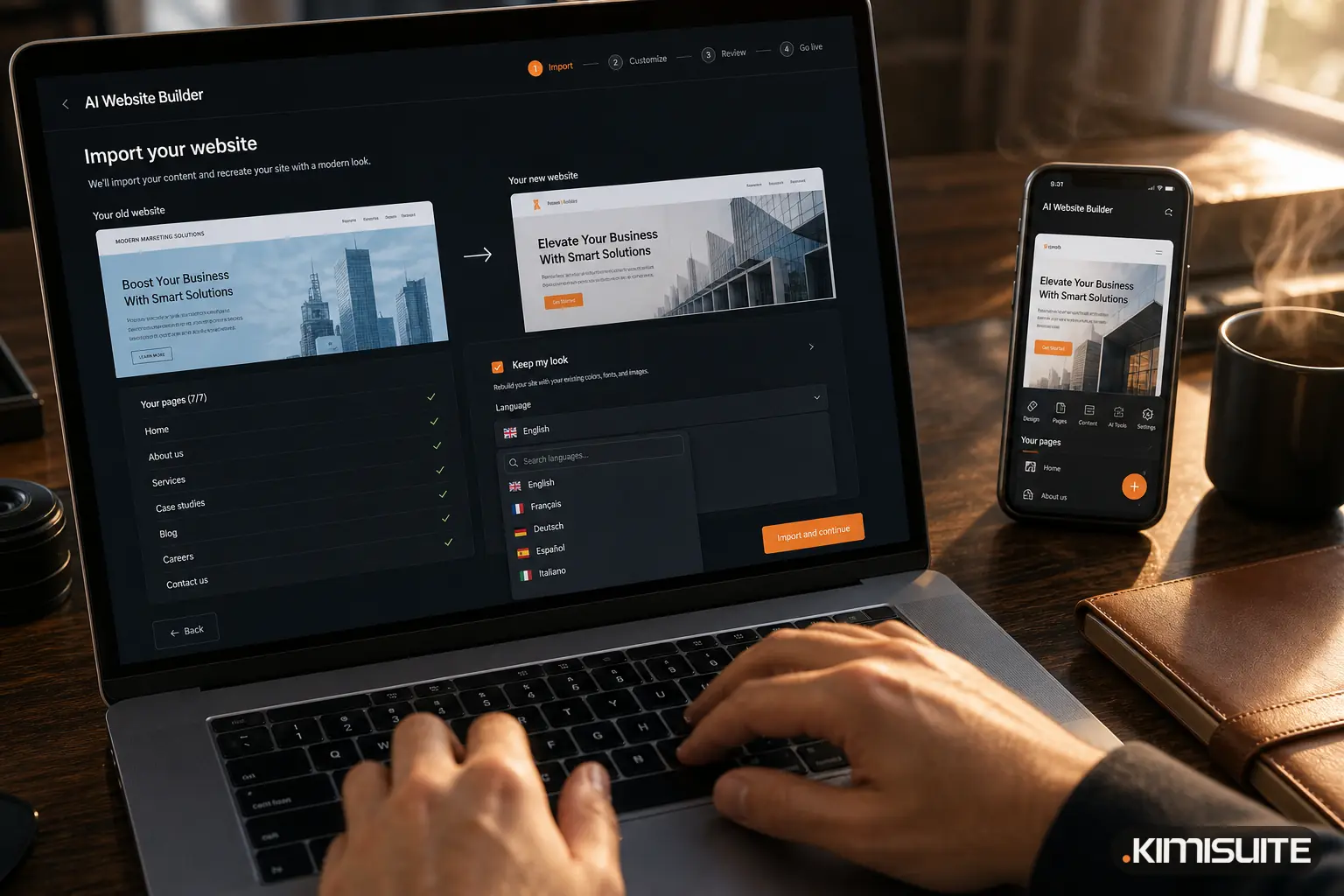 Website Redesign With AI: Import Your Old Site and Rebuild It in Any Language
