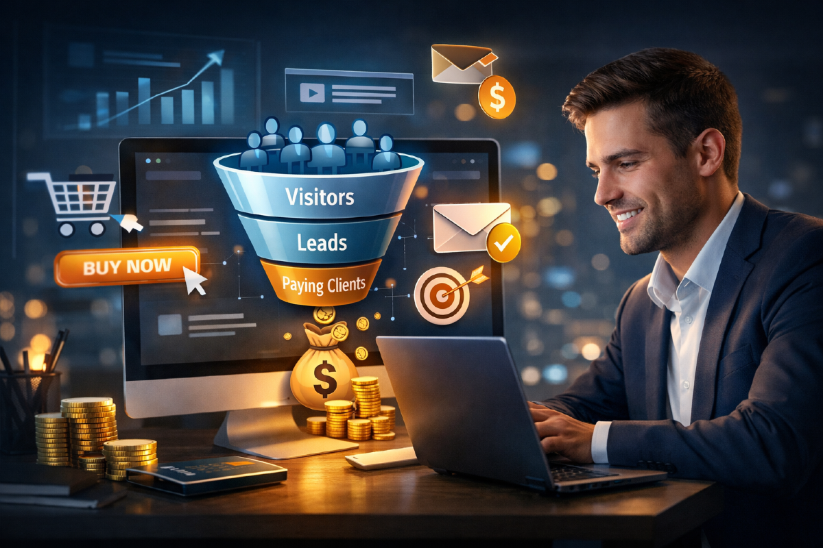 Un site qui transforme vos visiteurs en clients, pas en clics